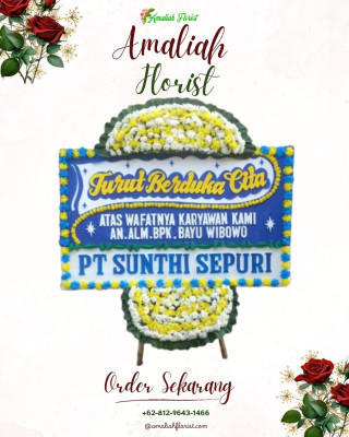 Papan Bunga Duka di Pelabai