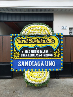 Papan Bunga Duka di Pelabai